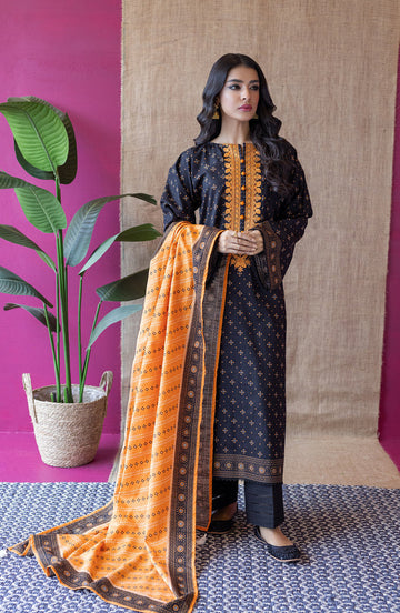 Orient OTL 22 125 Black Khaddar Myreen Winter Collection 2022 Online Shopping